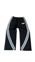 Black "DISCIPLINE" Waffle Knit Pants